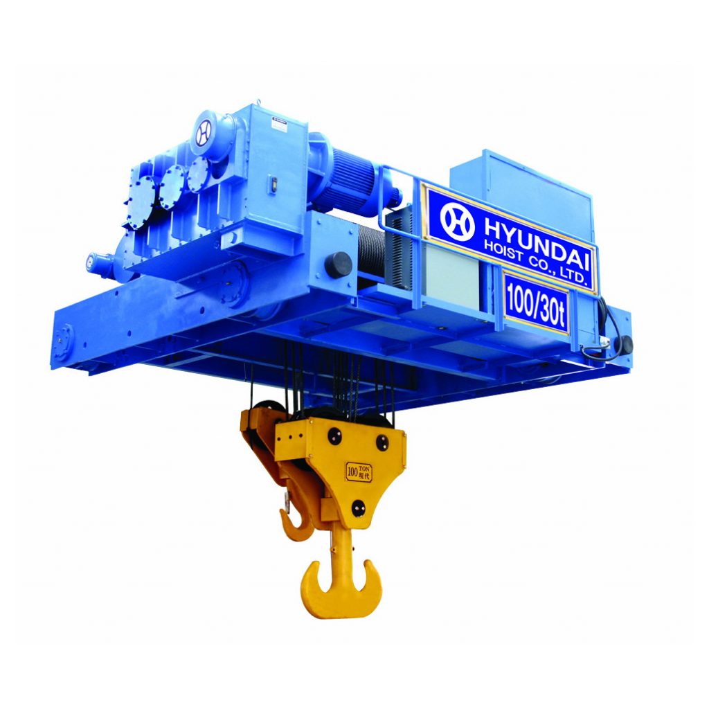 PA-LĂNG CÁP ĐIỆN 2 MÓC CHÍNH PHỤ (MAIN &amp; AUX WIRE ROPE HOIST)